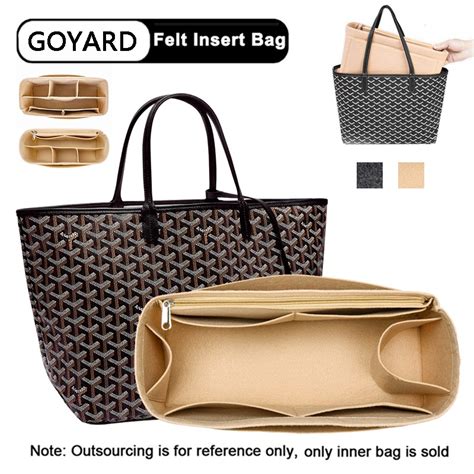 goyard tote bag shaper|Amazon.com: Goyard Tote Insert.